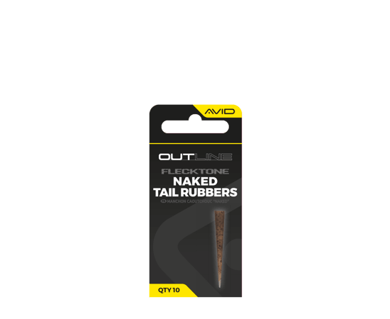 Immagine di Avid Outline FleckTone Naked Tail Rubber, per carpfishing venduto da Carpela