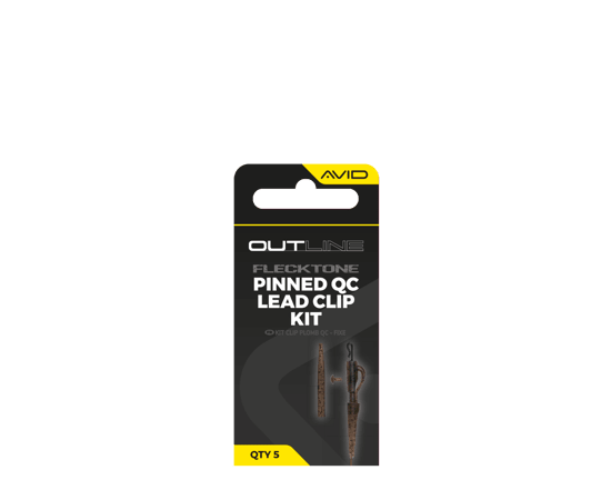 Immagine di Avid Outline FleckTone Pinned QC Lead Clip Kit, per carpfishing venduto da Carpela