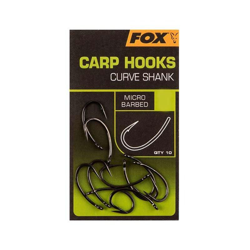 Fox Curve Shank Carp Hooks - Carpela - minuteria per carpisti