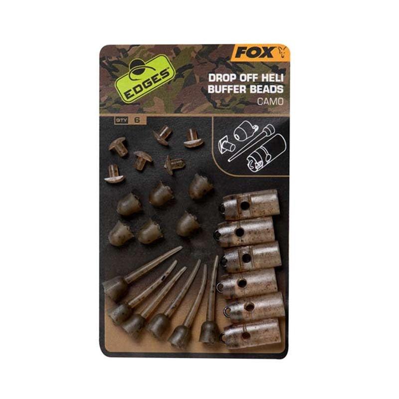 Fox EDGES™ Camo Drop Off Heli Buffer Bead Kit - Carpela - minuteria per carpisti
