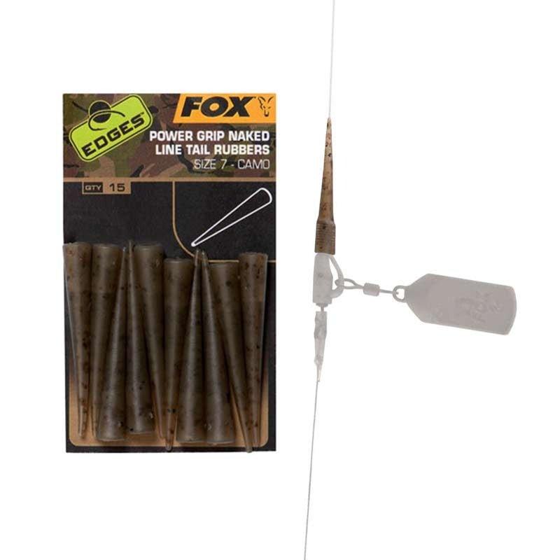 Fox EDGES™ Camo Power Grip Naked Tail Rubber - Carpela - minuteria per carpisti