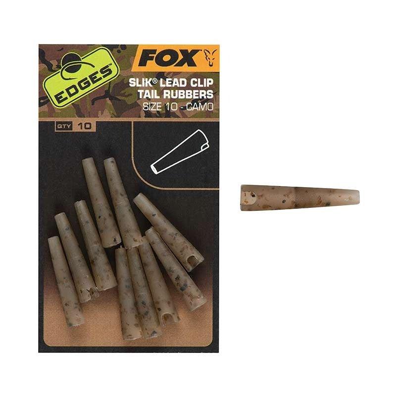Fox EDGES™ Camo Slik Lead Clip Tail Rubber (Size 10) - Carpela - minuteria per carpisti
