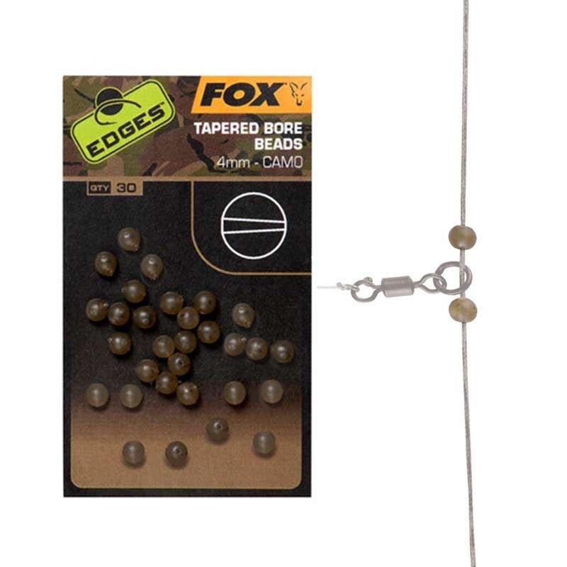 Fox EDGES™ Camo Tapered Bore Bead - 4mm - Carpela - minuteria per carpisti