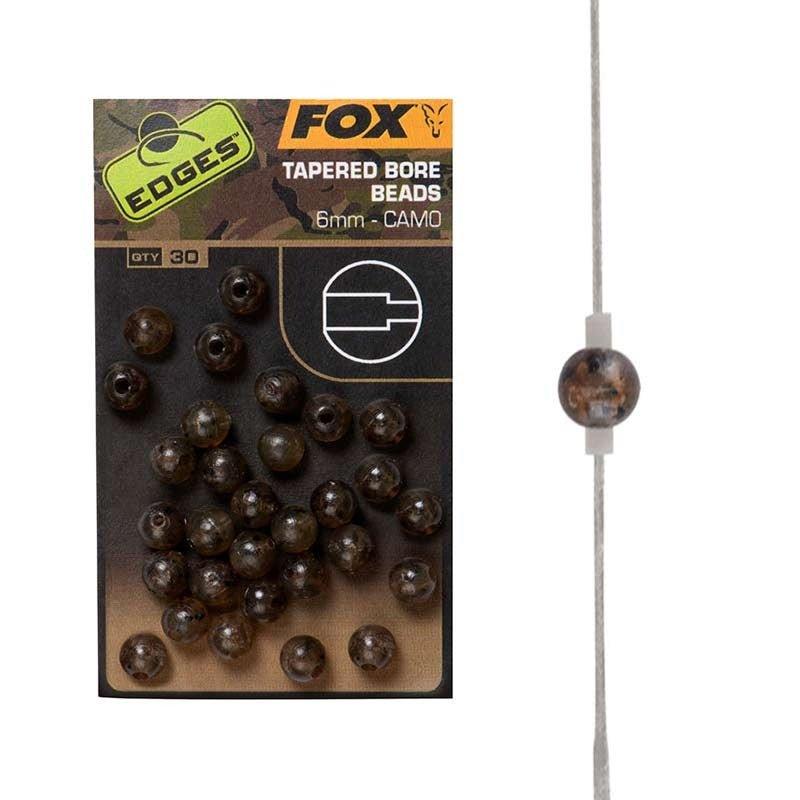 Fox EDGES™ Camo Tapered Bore Bead - 6mm - Carpela - minuteria per carpisti