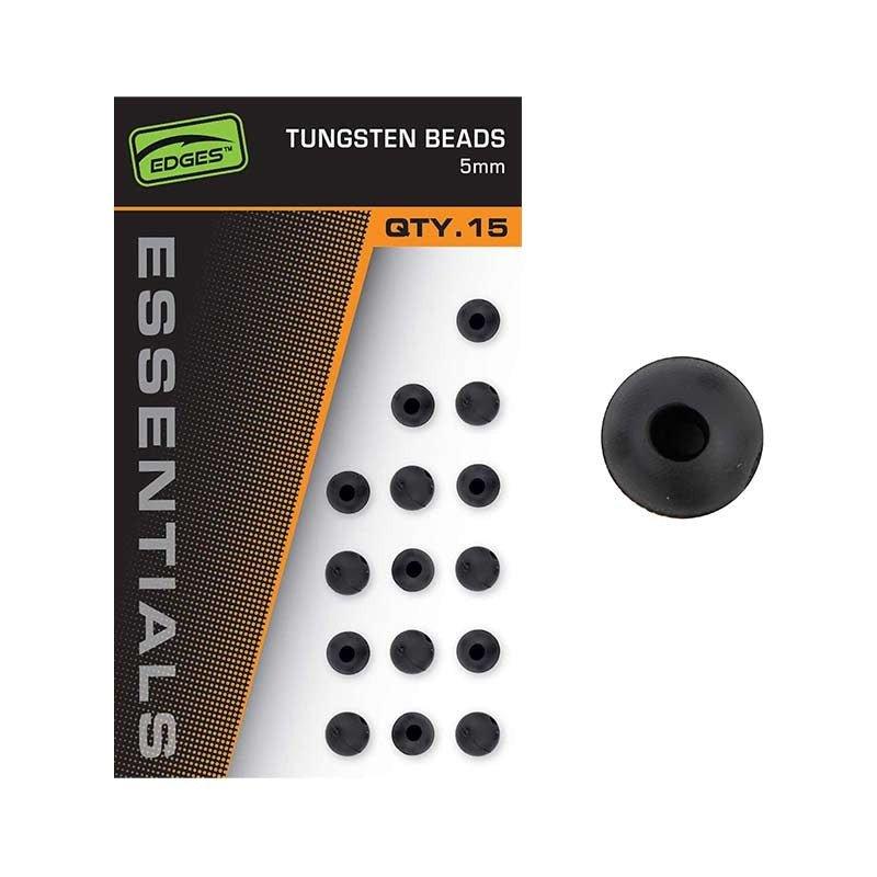 Fox EDGES™ Essentials Tungsten Beads - 5mm - Carpela - minuteria per carpisti