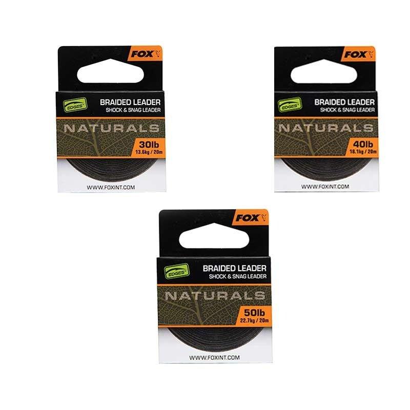 Fox EDGES™ Naturals Braided Leader - Carpela - minuteria per carpisti