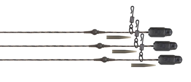 Immagine di Fox Edges Naturals Heli - Clip Rigs 50lb Copper Core 3pcs, per carpfishing venduto da Carpela