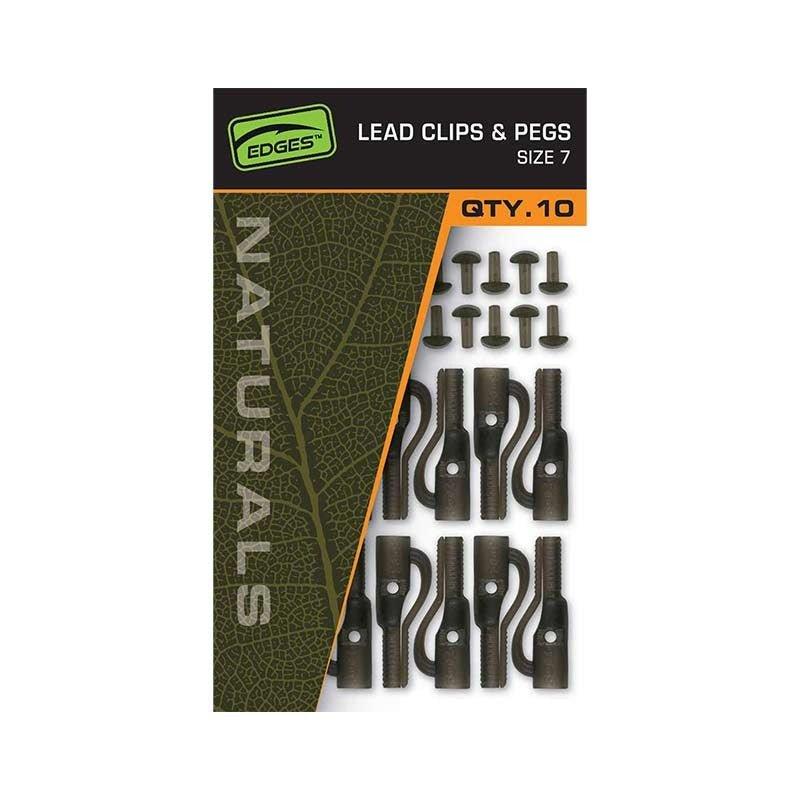 Fox EDGES™ Naturals Lead Clips & Pegs - Size 7 - Carpela