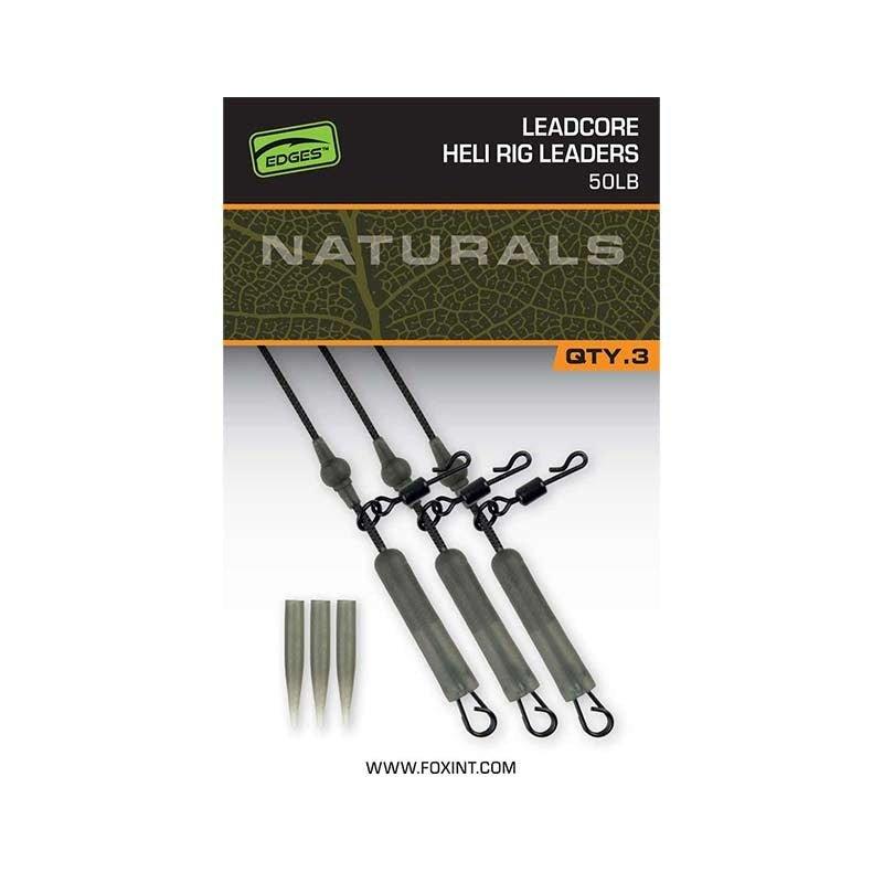 Fox EDGES™ Naturals Leadcore Heli Rig Leaders carp fishing