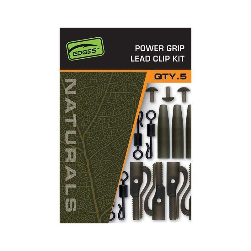 Fox EDGES™ Naturals Power Grip Lead Clip Kit - Carpela