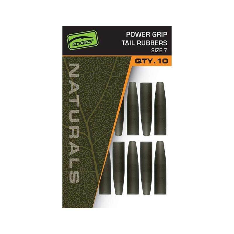 Fox EDGES™ Naturals Power Grip Tail Rubbers - Size 7 - Carpela
