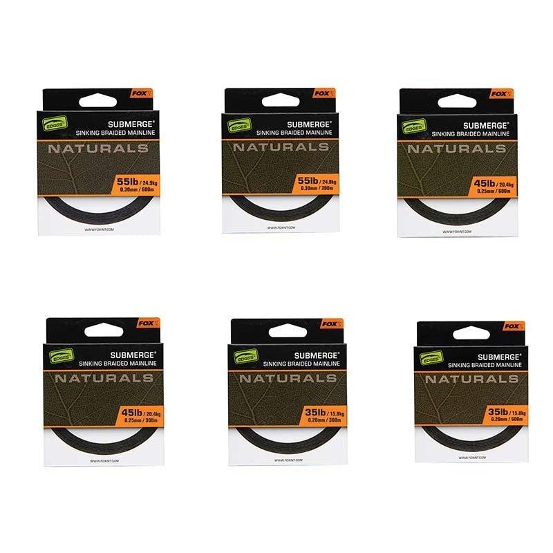 Fox EDGES™ Naturals Submerge Braid - Carpela - minuteria per carpisti
