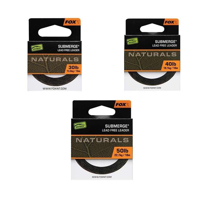 Fox EDGES™ Naturals Submerge Leader - Carpela - minuteria per carpisti