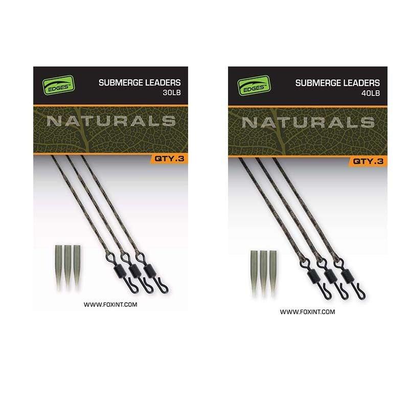 Fox EDGES™ Naturals Submerge Leaders - Carpela - minuteria per carpisti