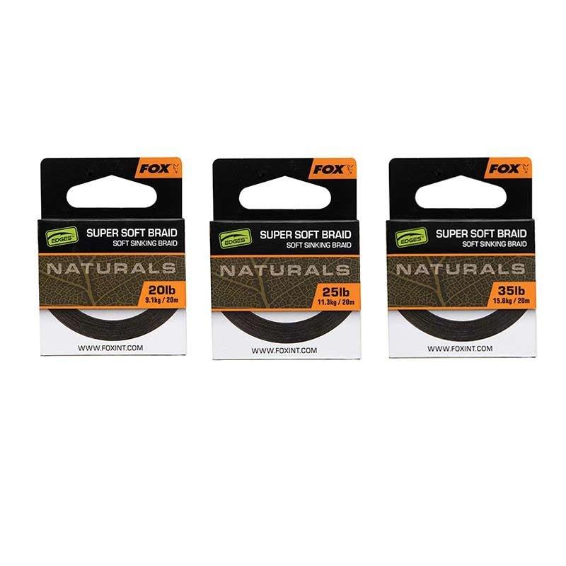 Fox EDGES™ Naturals Super Soft Braid - Carpela - minuteria per carpisti