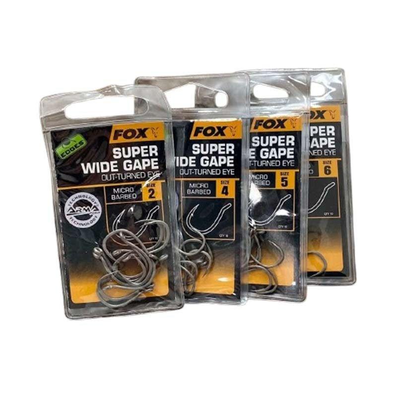 Fox EDGES™ Super Wide Gape (Out-Turned Eye) - Carpela - minuteria per carpisti