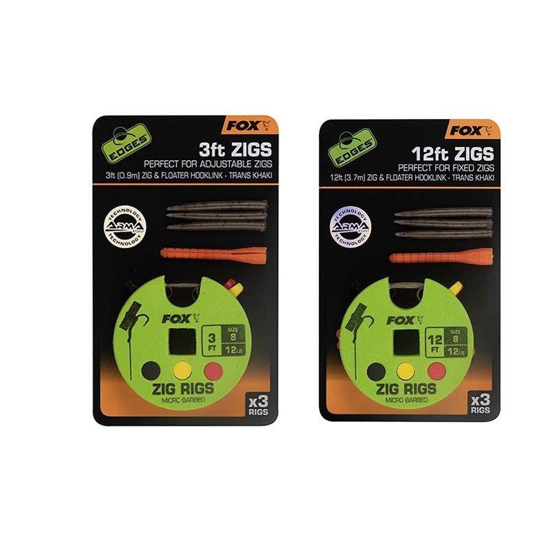 Fox EDGES™ Zig Rigs - Carpela - minuteria per carpisti