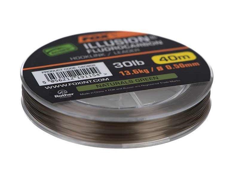 Fox Illusion Fluorocarbon Hooklink/Leader - Carpela - minuteria per carpisti