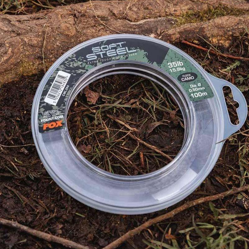 Fox Soft Steel Fleck Camo Leader - Carpela - minuteria per carpisti