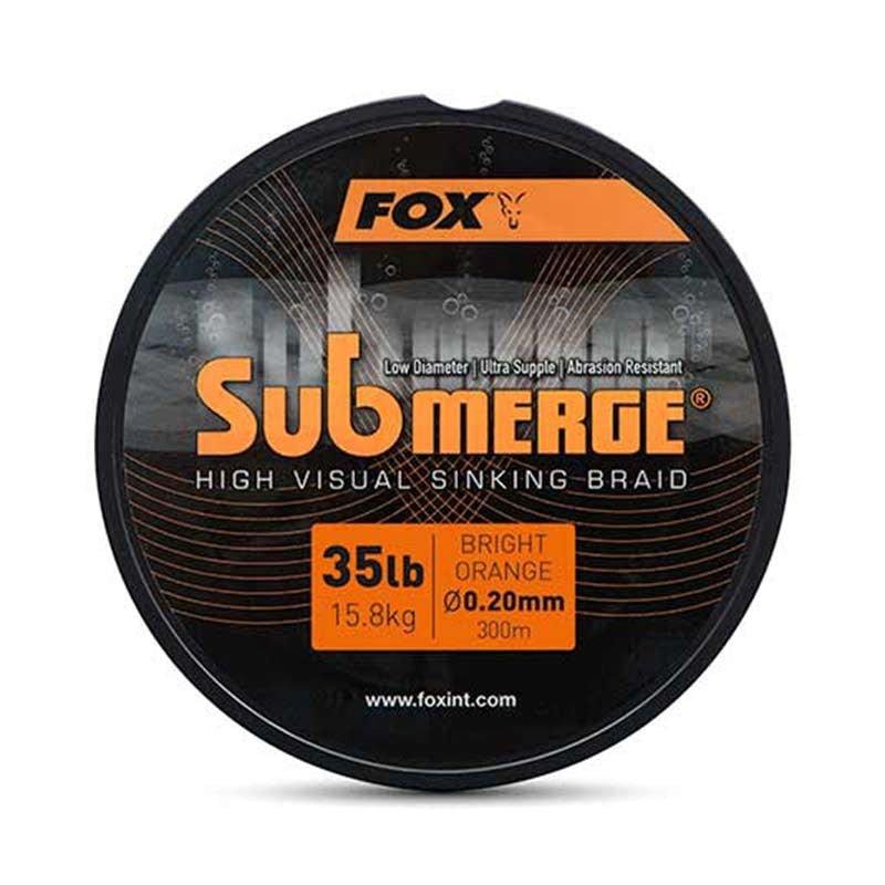Fox Submerge Orange Sinking Braid - Carpela - minuteria per carpisti