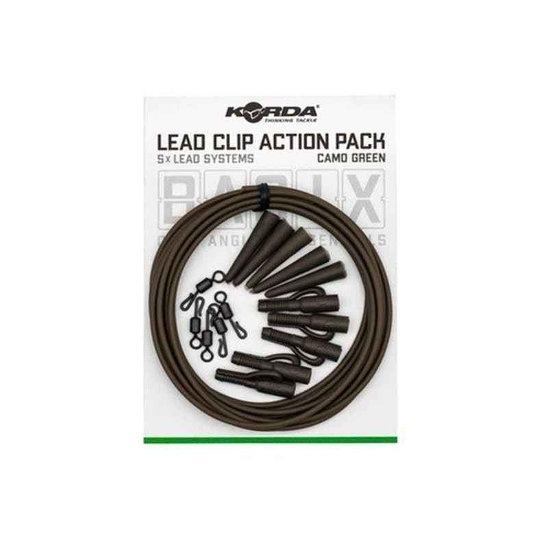 KORDA Basix Lead Clip Action Pack - Carpela - minuteria per carpisti