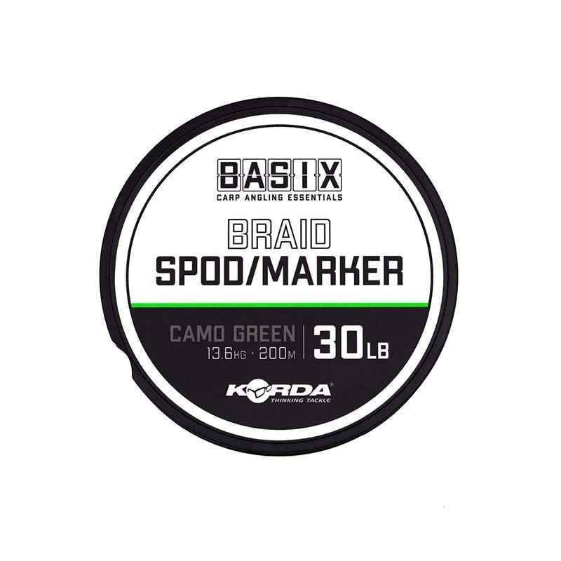 KORDA Basix Spod/Marker Braid 200 metri - Carpela - minuteria per carpisti