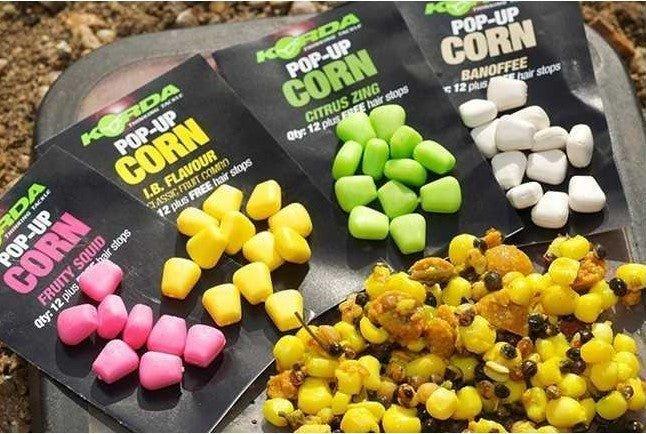 Korda Esche Finte Mais Pop-up Fruity Squid - Rosa - Carpela - minuteria per carpisti