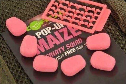 Korda Esche Finte Mais Pop-up Fruity Squid - Rosa - Carpela - minuteria per carpisti