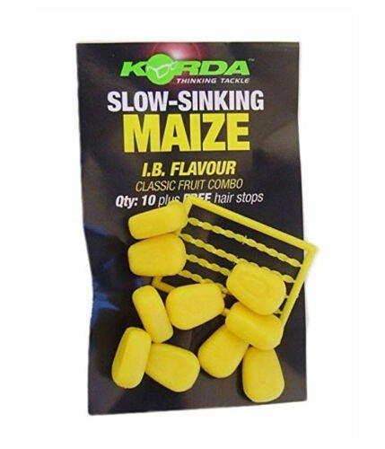 Korda Esche Finte Mais Slow Sinking IB - Giallo (Con Hair Stops) - Carpela - minuteria per carpisti