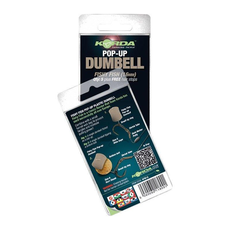 Korda Slow Sinking Dumbell Fishy Fish - Carpela - minuteria per carpisti