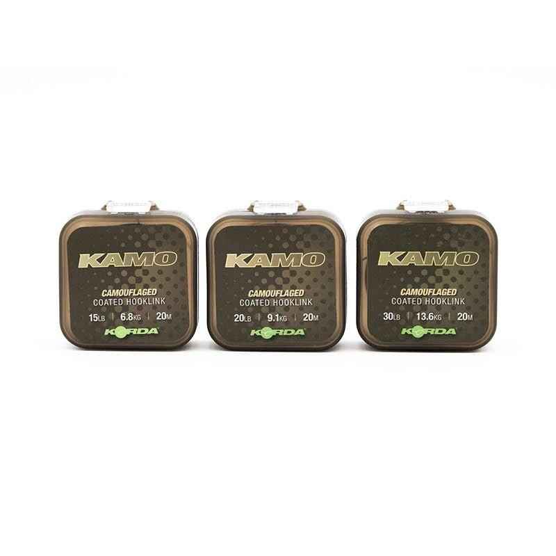 KORDA Kamo coated Hooklink - Carpela - minuteria per carpisti