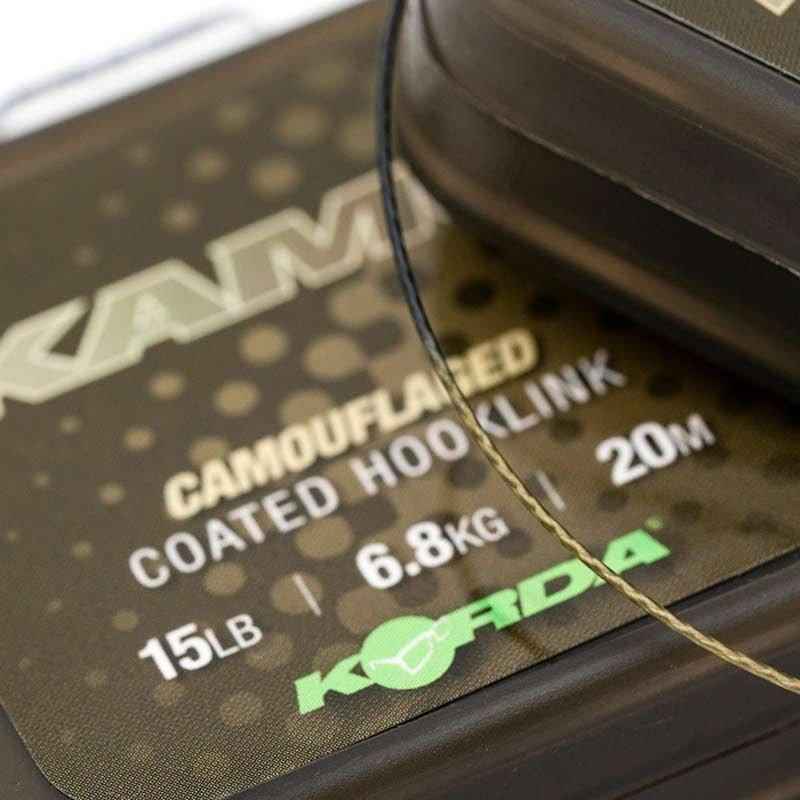 KORDA Kamo coated Hooklink - Carpela - minuteria per carpisti