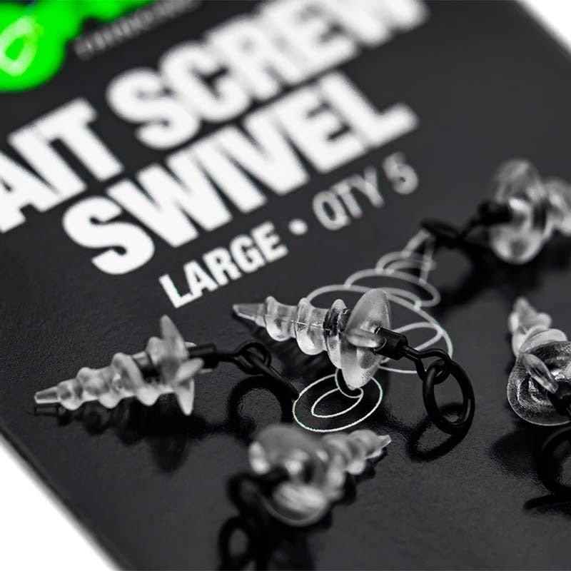 KORDA Micro Ring Swivel Bait Screw - Carpela - minuteria per carpisti