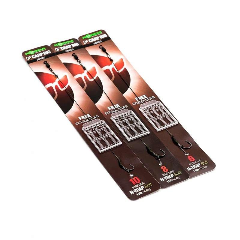 Korda N-Trap DF Rig Wide Gape - Carpela