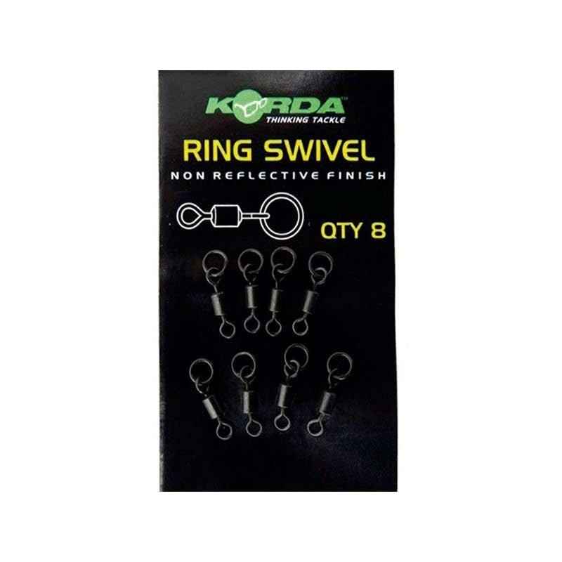 KORDA Ring Swivels (8 pcs) - Carpela - minuteria per carpisti