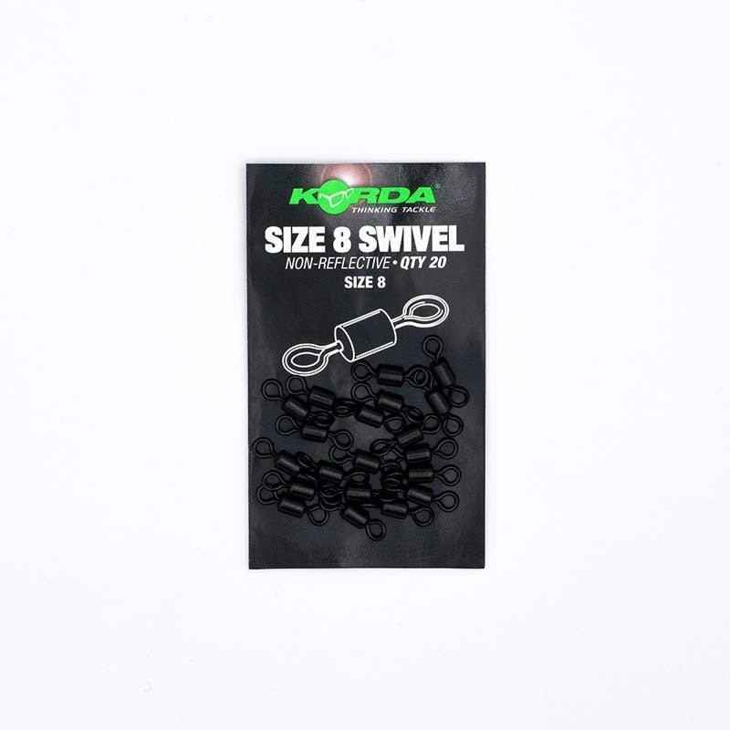 KORDA Swivels size 8 (20 pcs) - Carpela - minuteria per carpisti
