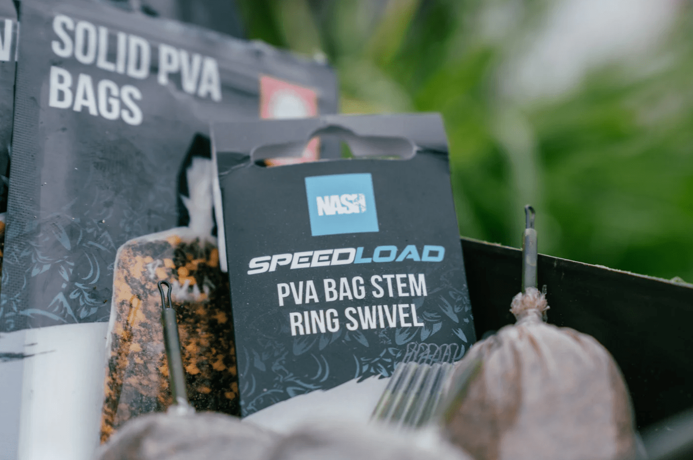 Immagine di Nash Speedload PVA Bag Stem Ring Swivel, per carpfishing venduto da Carpela