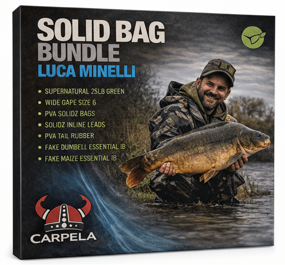 Immagine di Pacchetto Korda Solid Bag Bundle - Luca Minelli, per carpfishing venduto da Carpela