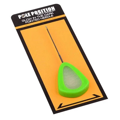 Pole Position Glow In The Dark Pointed Needle Green - Carpela - minuteria per carpisti