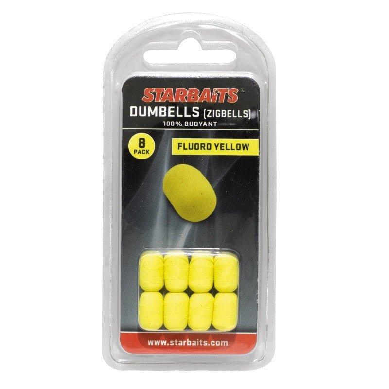 Starbaits Dumbells Giallo (8 Pezzi) - Carpela