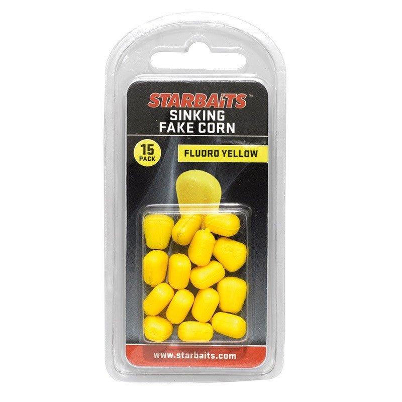Starbaits Sinking Fake Corn Fluo Yellow - Carpela - minuteria per carpisti