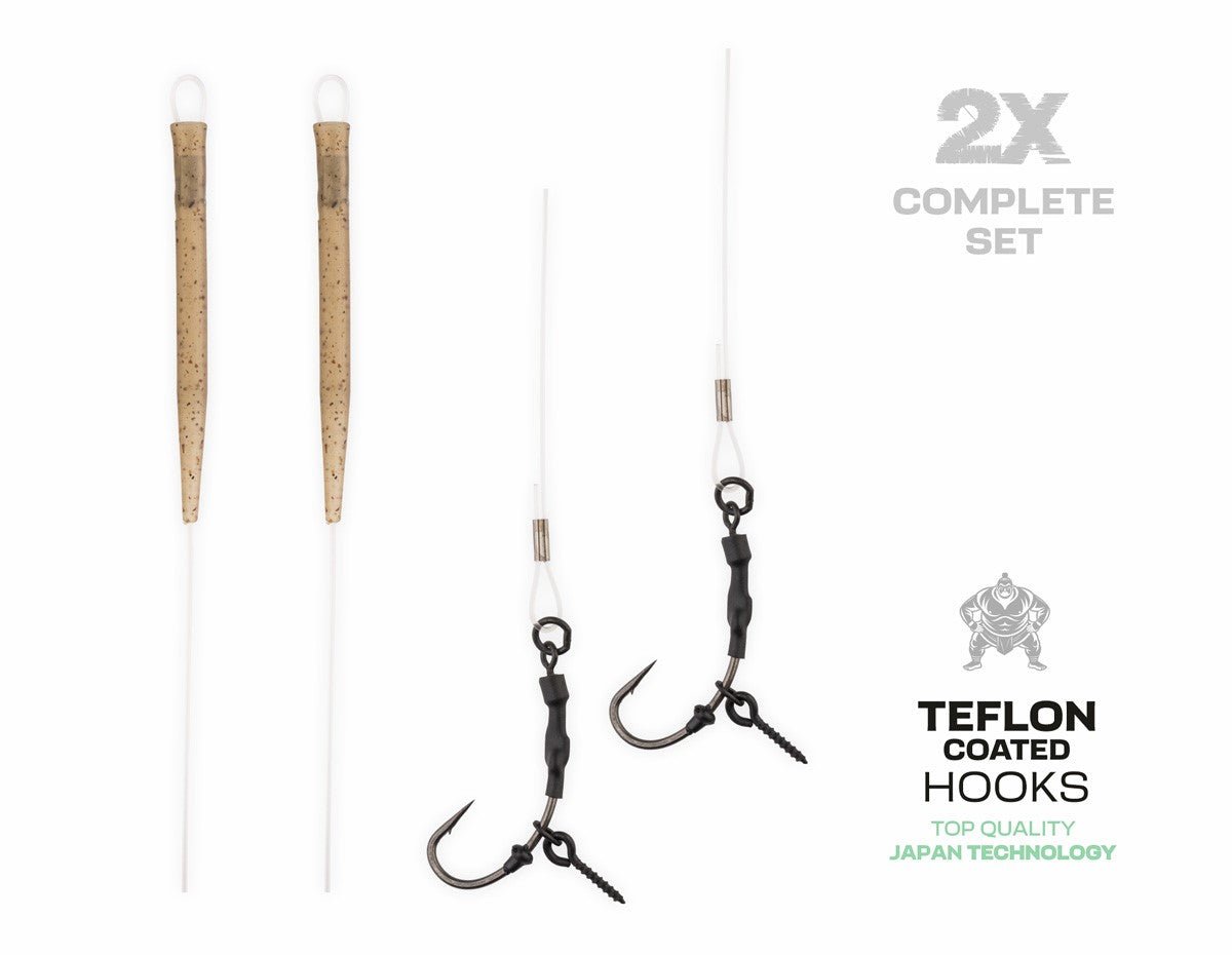 Immagine di ZFISH Fluorocarbon Ronnie Rig, per carpfishing venduto da Carpela