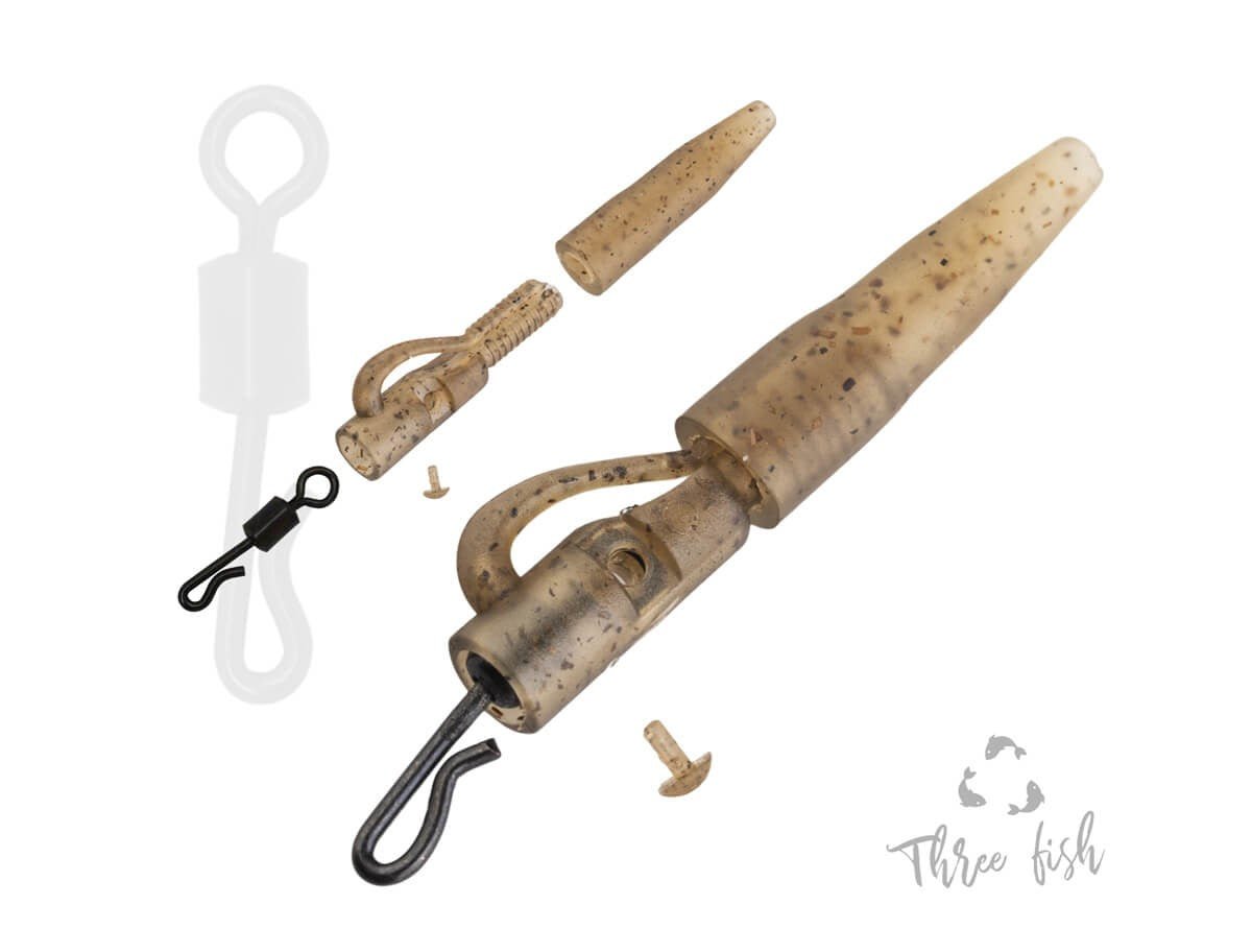 Immagine di ZFISH Lead Clip Set & Tail Rubber + QC, per carpfishing venduto da Carpela