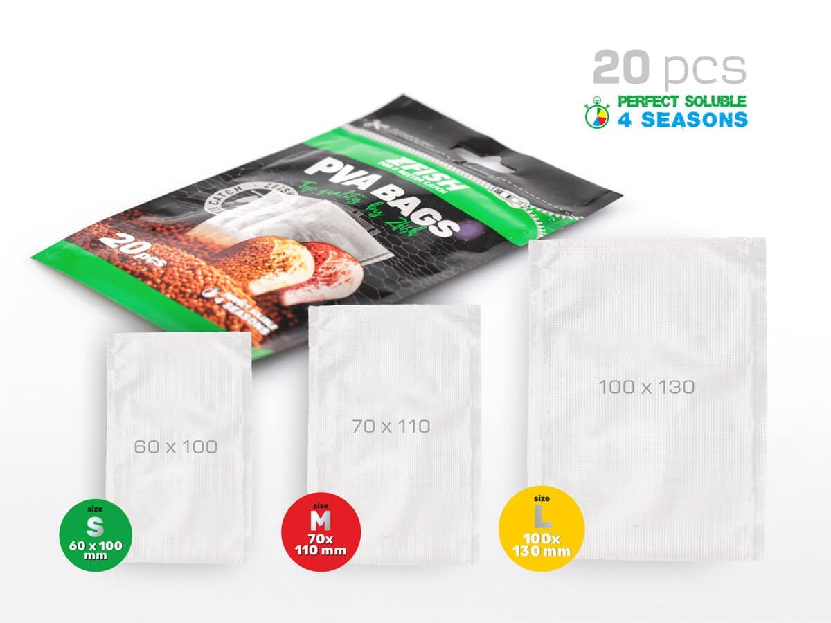 Immagine di ZFISH PVA Bags with Corners (20pcs), per carpfishing venduto da Carpela