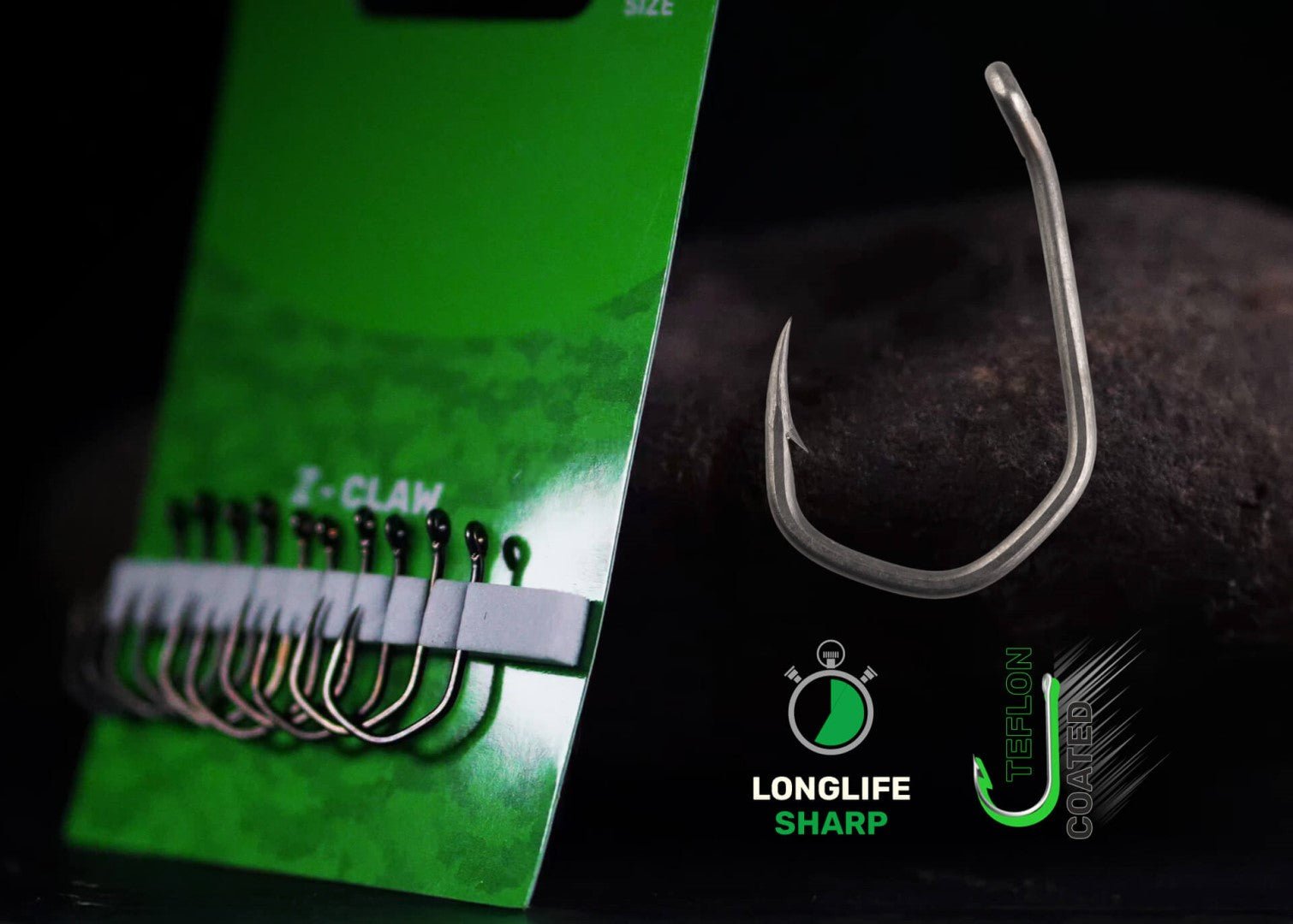 ZFISH Teflon Hooks Z-Claw - Carpela - minuteria per carpisti
