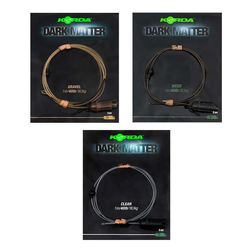 korda carpfishing KORDA Dark Matter Leader 1 metro - Carpela