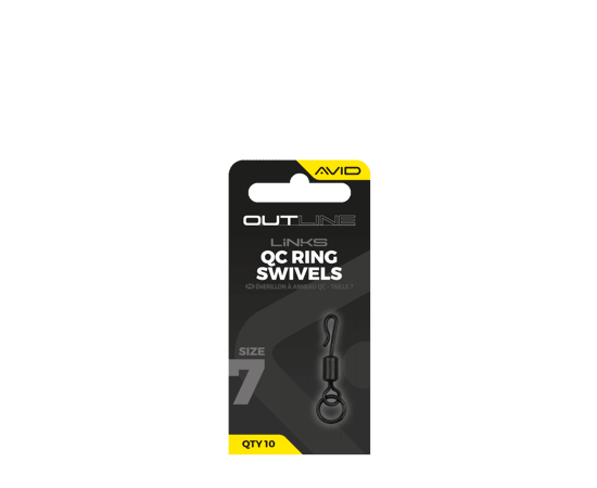 Immagine di Avid Outline QC Ring Swivel, per carpfishing venduto da Carpela
