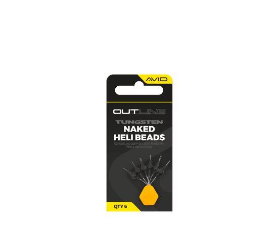 Immagine di Avid Outline Tungsten Naked Heli Beads, per carpfishing venduto da Carpela