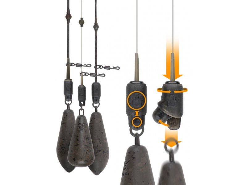 Immagine di Fox Edges Heli - Clip x 3, per carpfishing venduto da Carpela