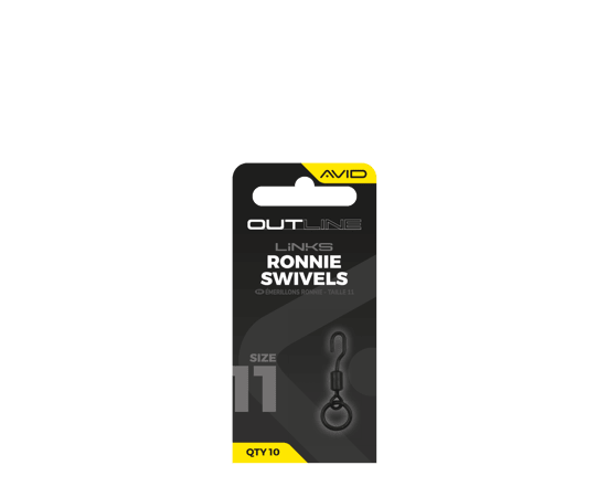 Immagine di KORDA Outline Ronnie Swivels - Size 11, per carpfishing venduto da Carpela